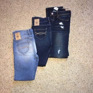 NWT Abercrombie Kids Jeans Lot SZ 9/10